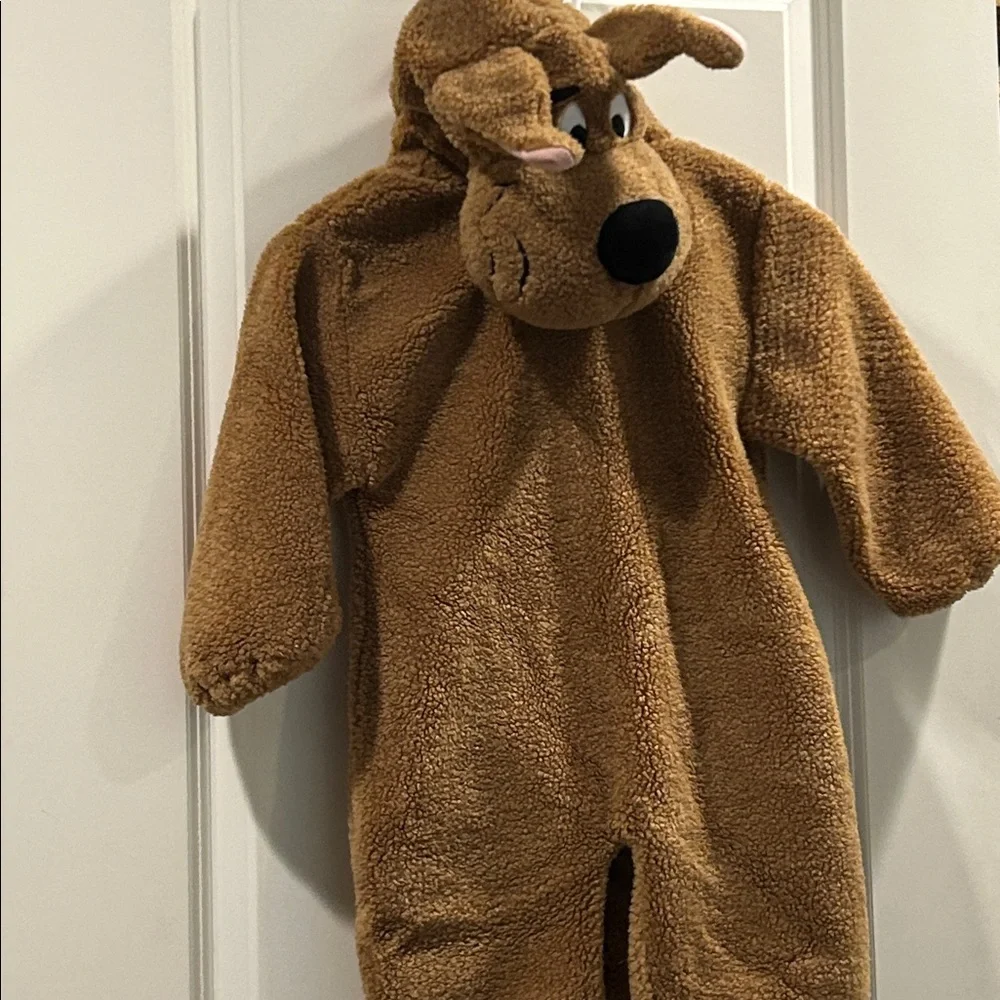 Warner Bros. Studio Scooby Doo Sherpa Puppy Dog zipUp Halloween Costume kids S